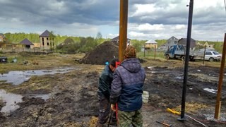 Заказать монтаж винтовых свай в Шелехов - цена под ключ с доставкой от 1901 шт