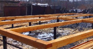 Пол на винтовых сваях Шелехов цена от 15838 руб.
