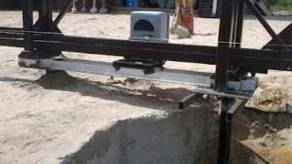 Купить сваи для ворот в Шелехов. Заказать ворота на сваях под ключ от 22172 руб